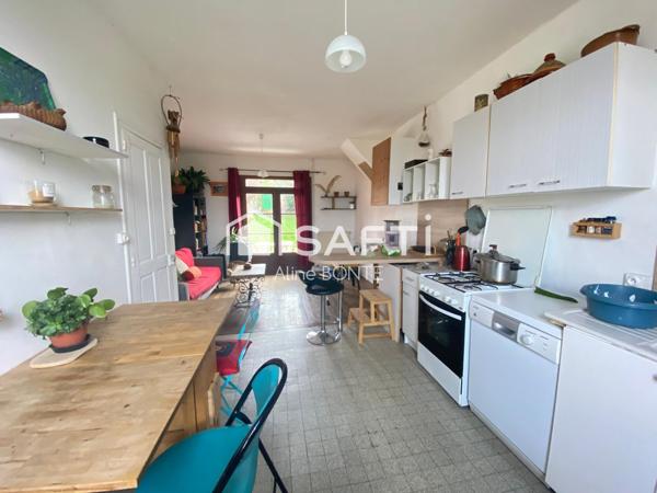 Maison mitoyenne avec jardinet