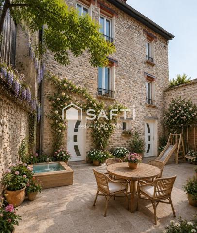 Maison meulière de caractère de 147 m² au sol livrée clef en main après rénovation - DPE C