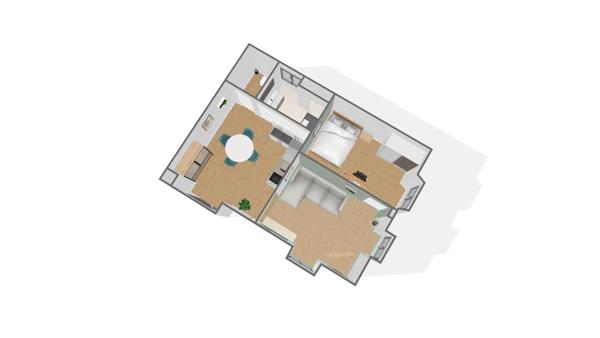 Appartement F2 à vendre  2 pièces - 46,80 m 2   BESANCON  - 25