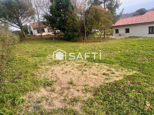 Terrain à bâtir orienté plein Sud