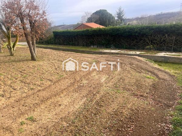 Terrain à bâtir orienté plein Sud