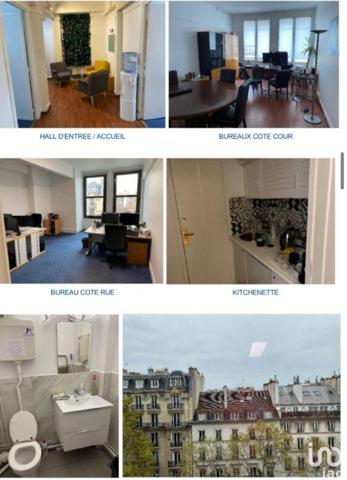 Bureaux à vendre 164 m² Paris 8