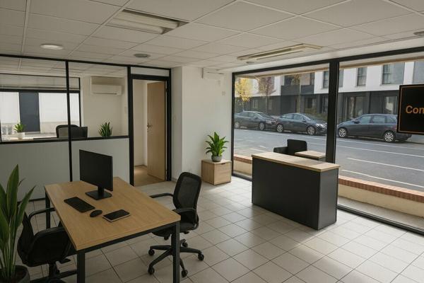 TOURS CENTRE PROCHE GARE BUREAUX A LOUER 123 M² AVEC PARKINGS