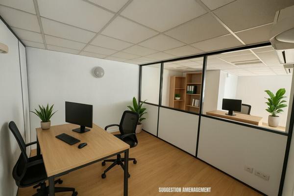TOURS CENTRE PROCHE GARE BUREAUX A LOUER 123 M² AVEC PARKINGS