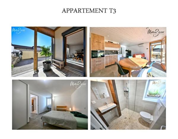 Ensemble Immobilier composé de 3 appartements à ST MARTIN EN HAUT