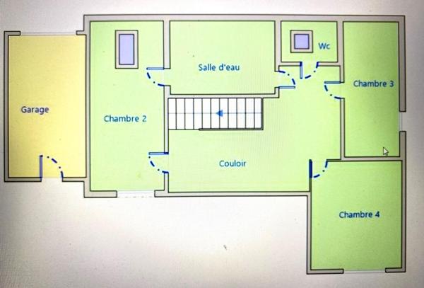 A 1h de PARIS - Secteur recherché - Maison de 130 m2 - 4 CHAMBRES - GARAGE - TERRAIN 2088  m2