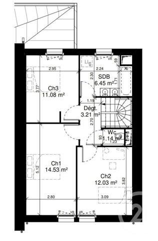 Maison à vendre  4 pièces - 89,63 m2 DOUVRES LA DELIVRANDE - 14