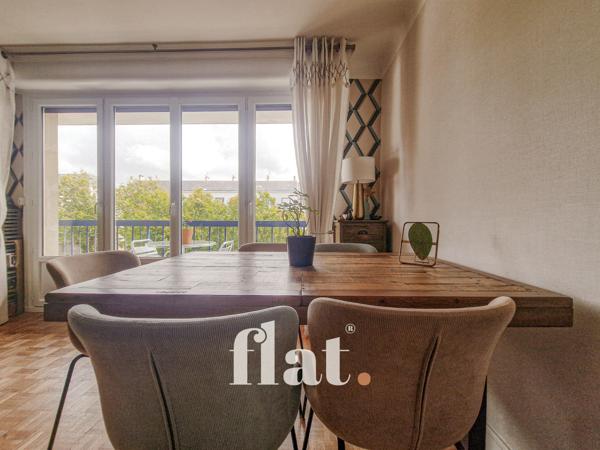 Appartement T4 de 92m2+Place de pkg en s/sol+ balcon / dpe C / 3ème étage / ascenseur