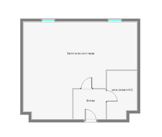 Dpt Marne (51), à louer REIMS, boulevard Pasteur, un appartement T1 au second étage meublé