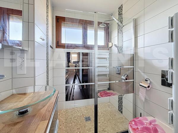 Maison jumelée d’un seul côté – 89 m² Carrez / 120 m² habitables – Mexy