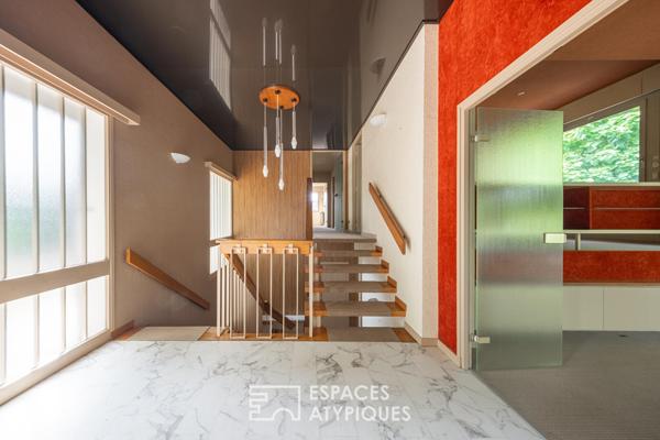 Maison d’architecte seventies et son parc arboré