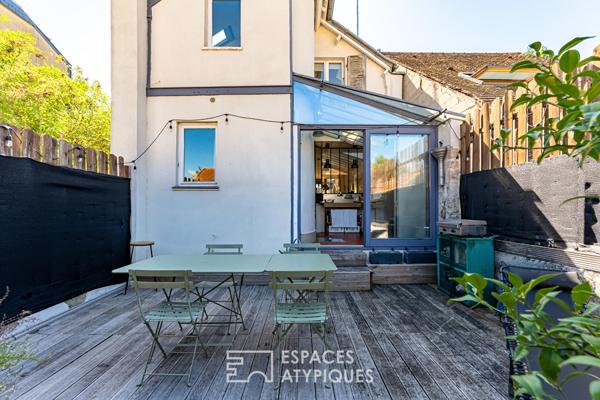 Maison de charme avec terrasse, centre historique