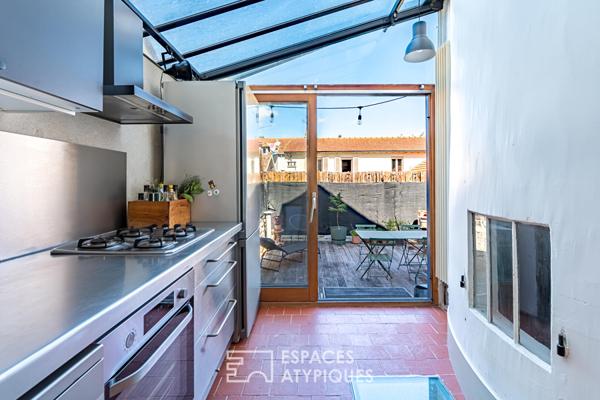 Maison de charme avec terrasse, centre historique