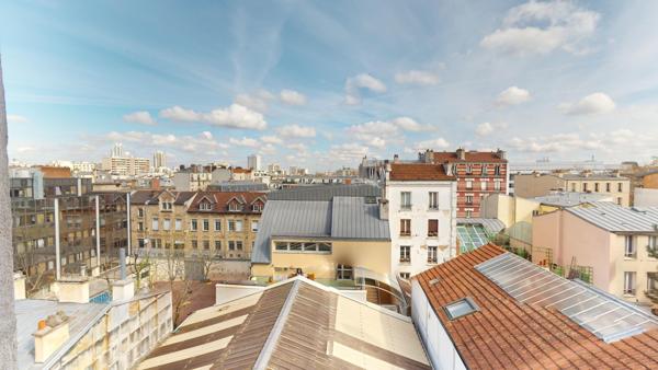 Charmant F2 en dernier étage avec jolie vue dégagée