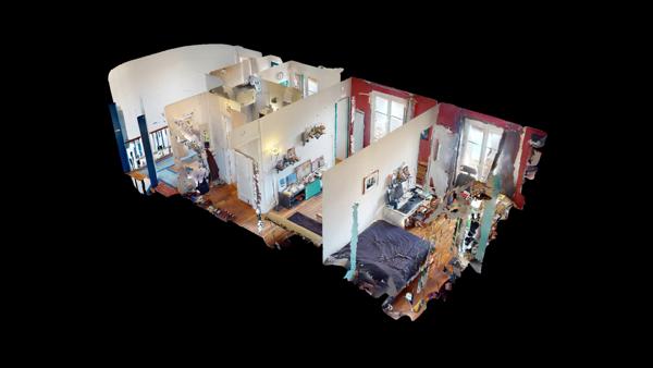 Charmant F2 en dernier étage avec jolie vue dégagée