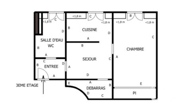 Appartement à vendre 2 pièces 29 m² Asnières-sur-Seine