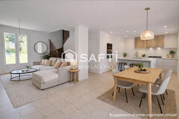 Maison T5 au calme sur terrain de plus de 3 000 m²