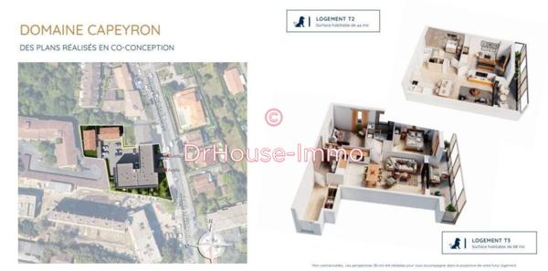 Appartement à vendre 3 pièces de 68 m²