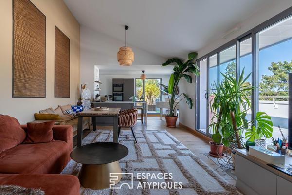 Penthouse et sa terrasse de 70 m2 sur la cime des arbres