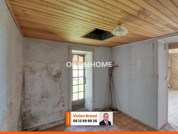 Maison de 50 m² à rénover avec jardin, au cœur de Mauriac.