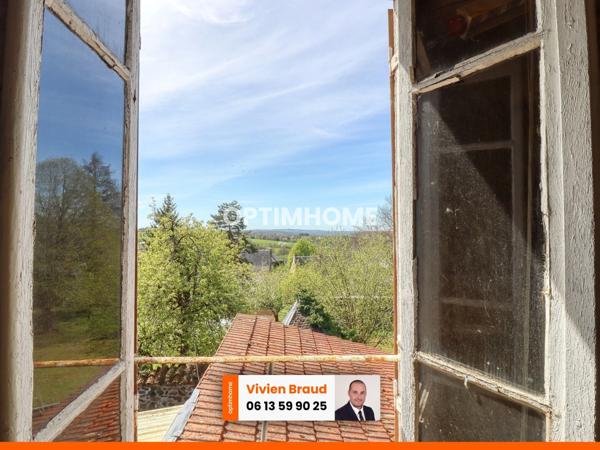 Maison de 50 m² à rénover avec jardin, au cœur de Mauriac.