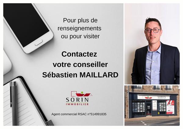 Pavillon sur sous-sol - 90 m² - 3 chambres , Saint denis de gastines