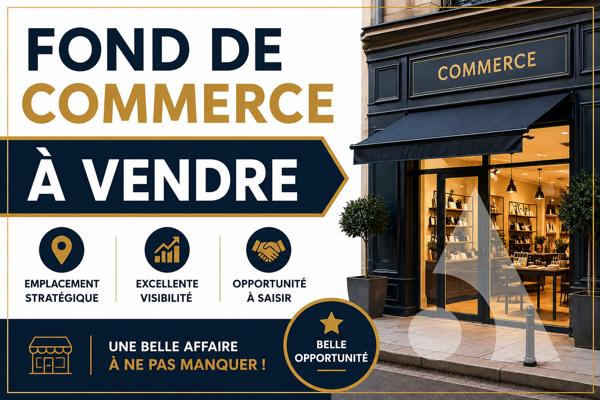 Fonds de commerce 2 pièces 50 m2