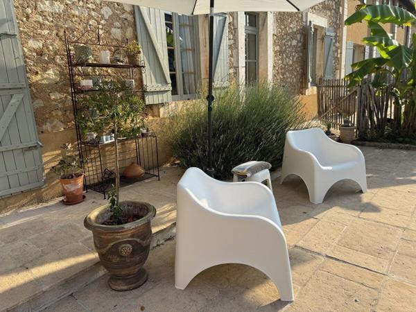 Maison en pierre avec gîte et dépendances du château avec jardin et piscine proche Périgueux. Bassilac