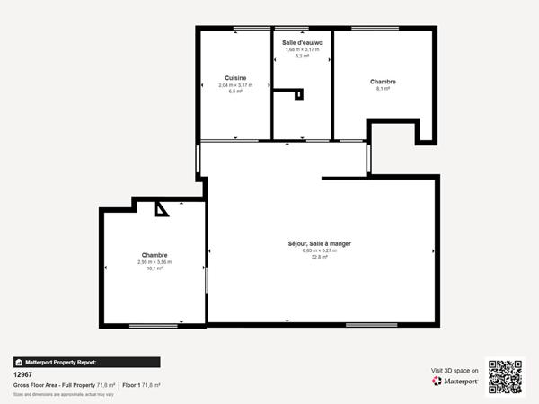 Appartement EPINAY SUR ORGE 3 pièces 64.92 m²