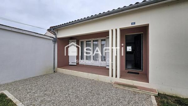 Maison 3ch avec jardin clos