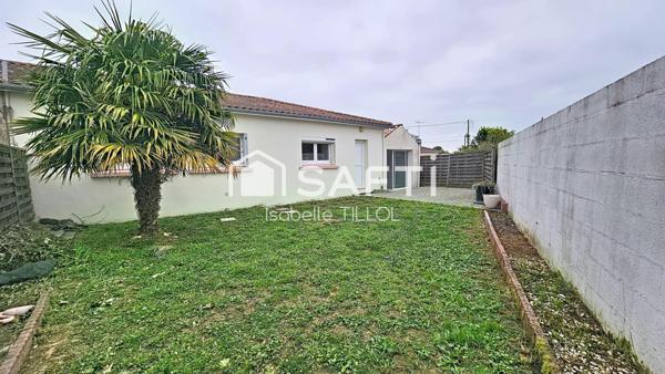Maison 3ch avec jardin clos
