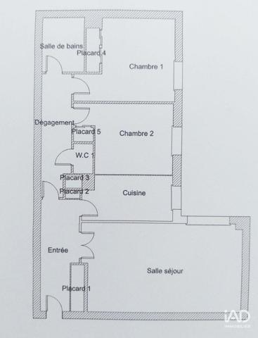 Appartement à vendre 3 pièces 70 m² Rambouillet
