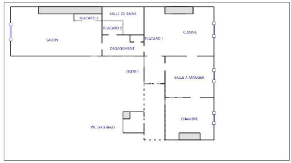 Plateau de 58m² Place Jules Guesde