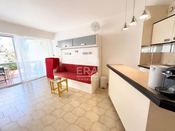 Canet en Roussillon, Plage Sud : Studio vendu meublé 21 m2 avec terrasse vue mer à vendre