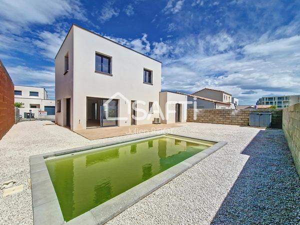 Villa T5 4 chambres 105 m² piscine et garage NEUF