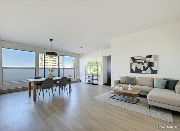 Appartement T4 avec vue panoramique sur Saint-Pierre - Cholet