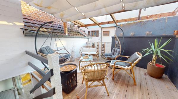 Appartement 5 pièces de 126 m² avec terrasse, parking et dépendances Hattstatt (68420)