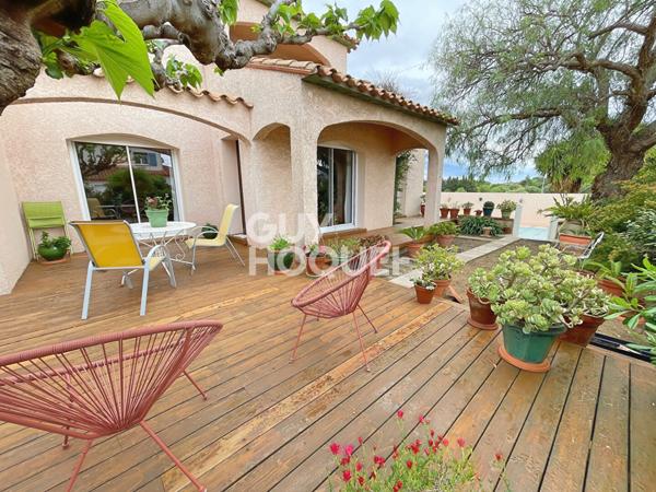 CANOHES Villa 4 faces, 145 m², 5 chambres, piscine, garage.