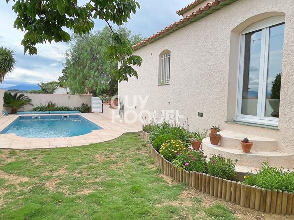 CANOHES Villa 4 faces, 145 m², 5 chambres, piscine, garage.