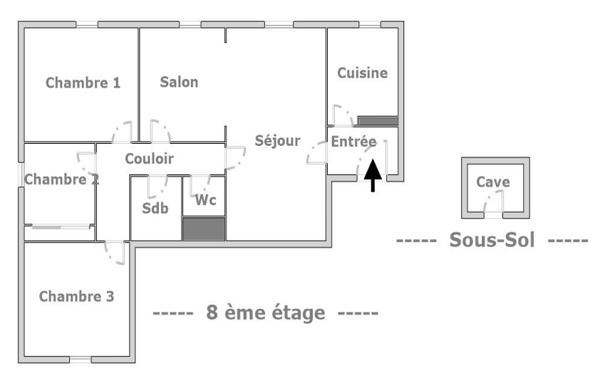 Appartement à vendre 5 pièces 79 m² Savigny-sur-Orge