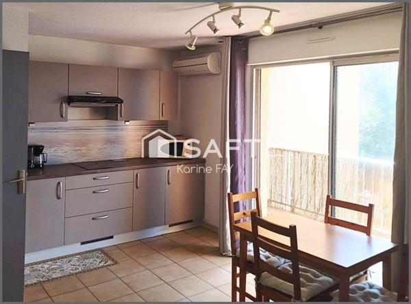 Appartement T2 avec terrasse dans un cadre idyllique