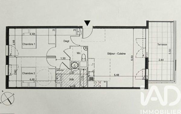 Appartement à vendre 3 pièces 69,05 m² Fréjus