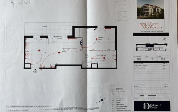 Appartement 2 pièces - 50 m²