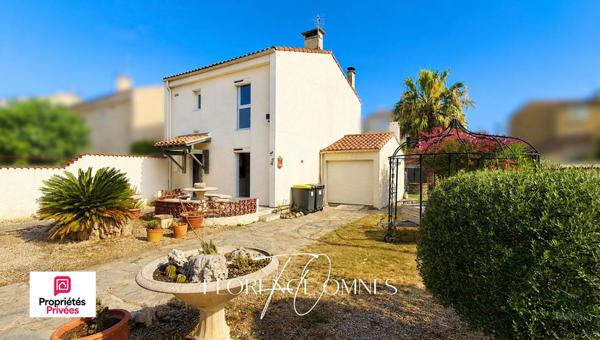 Trèbes - Maison 3 chambres avec  garage, piscine et jardin - 84 m2