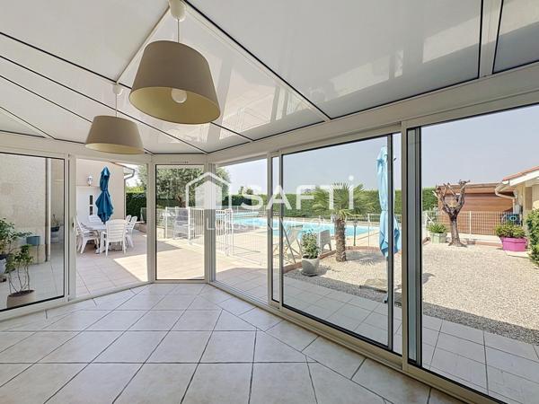 Maison de 140 m2 + Maison de 55m2 et Piscine