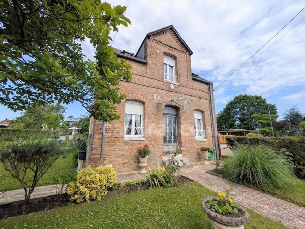 Exclusivité : Elégante maison bourgeoise de caractère de 81m2 avec dépendances et jardin clos, terrain de 698m2 - BEAUCAMPS LE VIEUX (80)