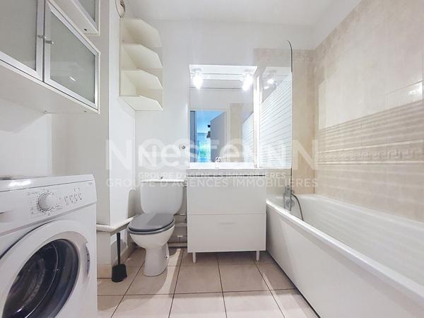 Montigny village : appartement MEUBLE 2 pieces avec jardin et box