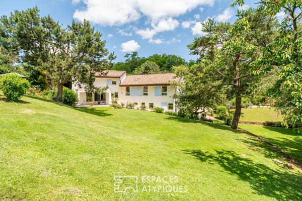 Maison familiale dans un cadre bucolique
