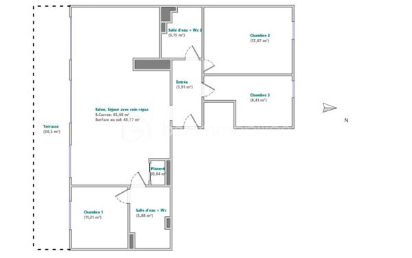 CANNES PRADO - ISOLA BELLA -  APPARTEMENT 4 PIECES 98M² - TERRASSE 37M² - CALME - 10 MIN RUE D'ANTIBES À PIED
(English version below)
En pleine cœur du quartier Prado - Isola Bella, à 3 min de tous les commerces et à seulement 10 min de la rue d'Antibes, Laurent Morin vous propose en exclusivité cet appartement en rdc traversant de 98.15M² entièrement refait à neuf.

Climatisé, au calme et sans vis à vis, il est composé comme suit :
- Un grand séjour de 45m² avec 3 grandes baies vitrées qui ouvrent la terrasse
- Une cuisine entièrement équipée qui donne sur le séjour et la terrasse
- Une grande terrasse de 37m²
- 2 grandes chambres (11 et 18m²) dont une avec accès direct à la terrasse
-  Possibilité de faire une 3eme chambre également à la place de la cuisine
- Un dressing avec fenêtre de 8.5m² qui peut aussi servir de bureau ou de petite chambre.
- 2 salles de douche
- Nombreux rangement
- Une Cave
- Une place de parking idéalement situé à 10 mètres de l'appartement 

Vous apprécierez son emplacement stratégique à 3 min à pied de tous les commerces, 10 min de la rue d'Antibes et moins de 15 min de la Croisette - Palais des festivals.
Exposition : SUD
Charges annuelles : 3000€ (chauffage inclus)
Taxe foncière : 1352€
Contactez moi 7j/7 et 24h/24 pour plus d'information et organiser une visite.

Les 5 premières photos ont été retouchées afin de modifier la décoration et faciliter la projection. 
L'appartement est en excellent état et a été renové récemment.
----------------------------------------------
CANNES PRADO – ISOLA BELLA – 4-ROOM APARTMENT 98 SQM – 37 SQM TERRACE – QUIET SETTING – 10 MIN WALK TO RUE D’ANTIBES

Located in the heart of the sought-after Prado–Isola Bella district, just a 3-minute walk from all amenities and only 10 minutes from Rue d’Antibes, Laurent Morin is pleased to present this exclusive, fully renovated 98.15 sqm ground-floor dual-aspect apartment.

Air-conditioned, peaceful, and enjoying complete privacy with no overlooking neighbors, the property comprises:
- A spacious 45 sqm living room with three large floor-to-ceiling windows opening onto the terrace
- A fully fitted and equipped open-plan kitchen connected to the living area and terrace
- A large 37 sqm terrace
- Two spacious bedrooms (11 sqm and 18 sqm), one of which has direct access to the terrace
- Possibility to create a third bedroom in place of the current kitchen
- An 8.5 sqm walk-in dressing room with a window, which could also be used as a home office or small bedroom
- Two shower rooms
- Ample built-in storage
- A cellar/storage unit
- A private parking space ideally located just 10 meters from the apartment
You will appreciate its prime location, only a 3-minute walk from local shops and services, 10 minutes from Rue d’Antibes, and less than 15 minutes from La Croisette and the Palais des Festivals.
Exposure: South-facing
Annual service charges: €3,000 (including heating)
Property tax: €1,352
For further information or to arrange a viewing, please contact me 24/7.