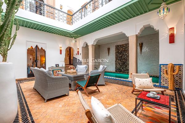 À vendre riad dans le quartier de la Bahia à  Marrakech